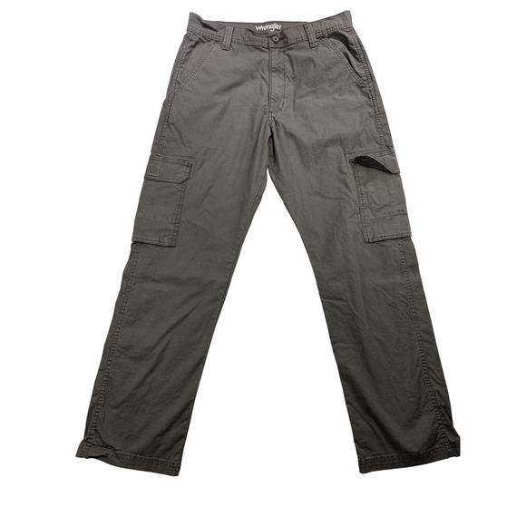 Wrangler Mens Cargo Pants Brown Casual Utility Outdoor Workwear Trousers - Picture 1 of 11